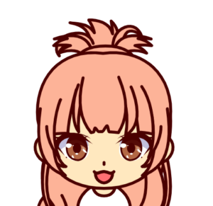 女の子　通常の顔