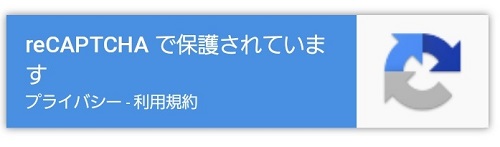第三世代recaptchaの表示画面
